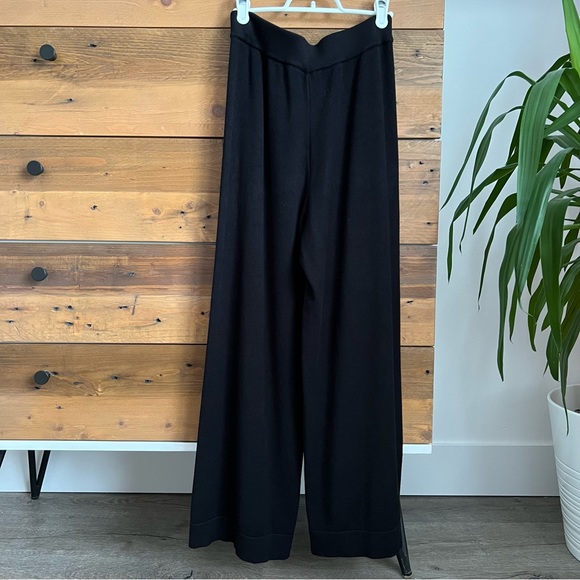 Dynamite Black Sweater Wide Leg Pant - Picture 2 of 6